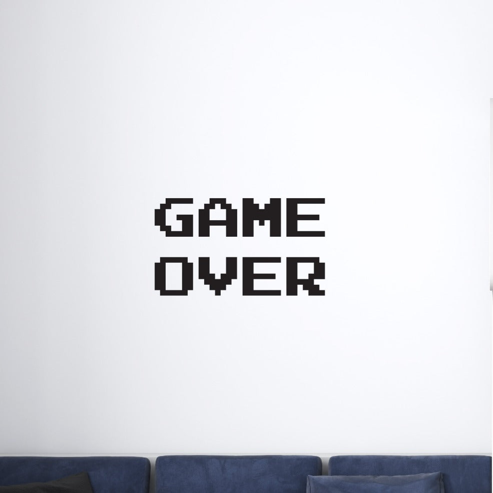 Game Over Wallstickers