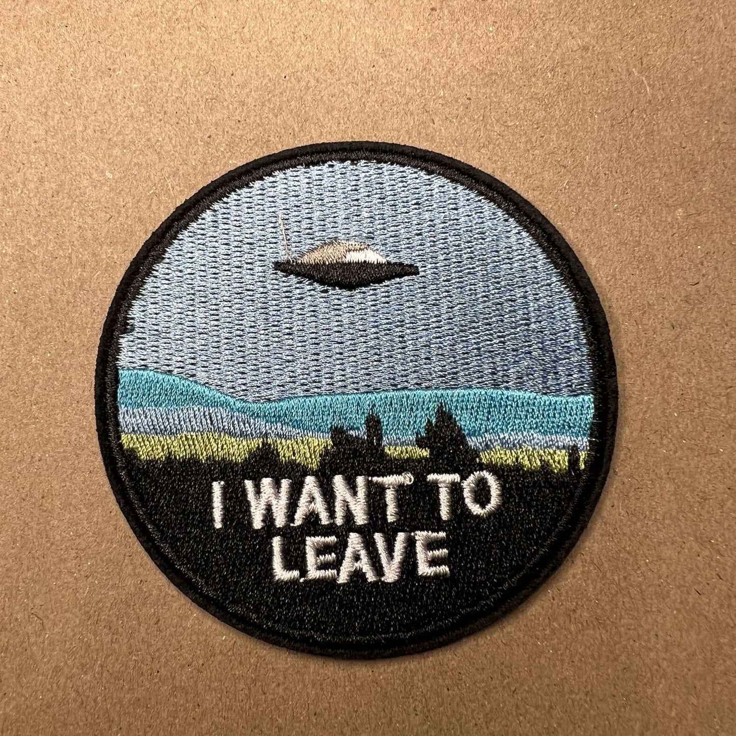 Brodert strykemerke av alien bortføring