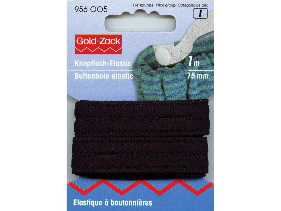 Knappehullstrikk 15Mm