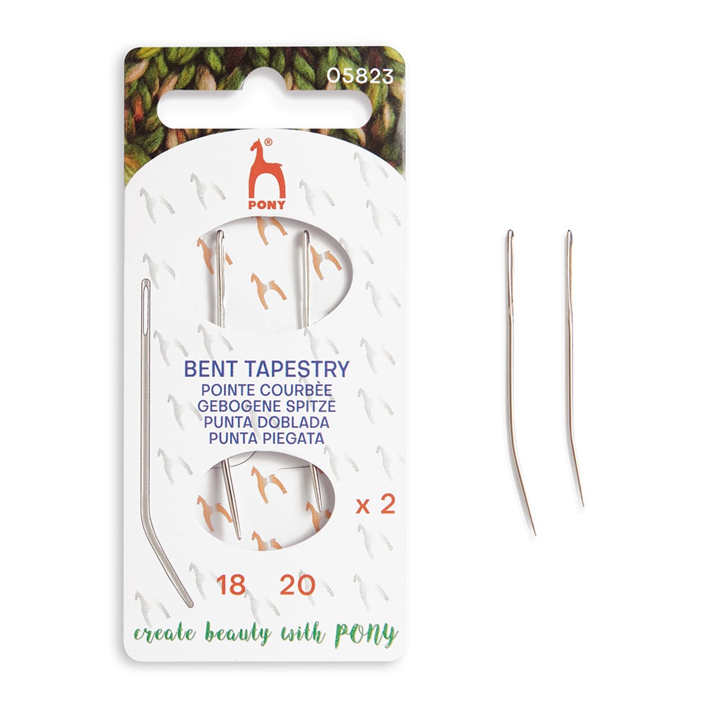 Stoppenål med bøyd spiss str. 18/20