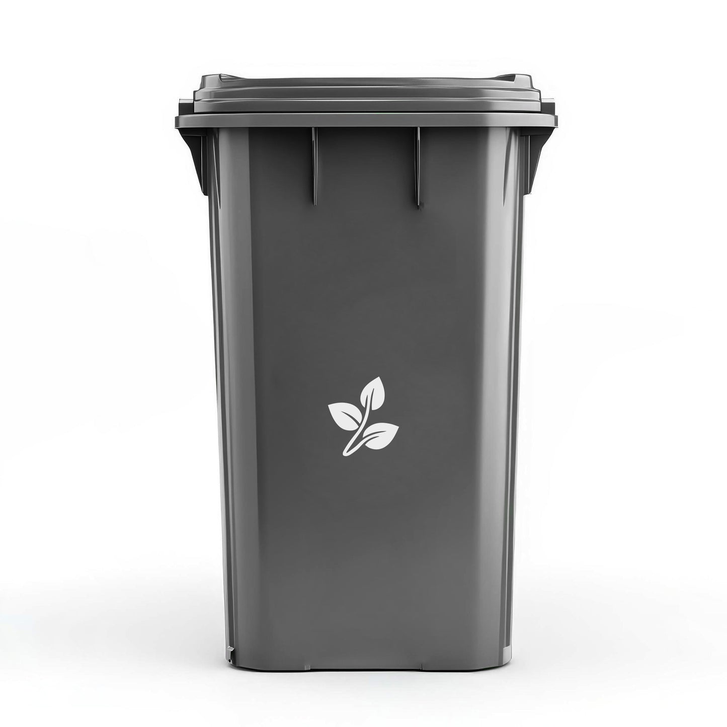 Søppeldunk dekor blad