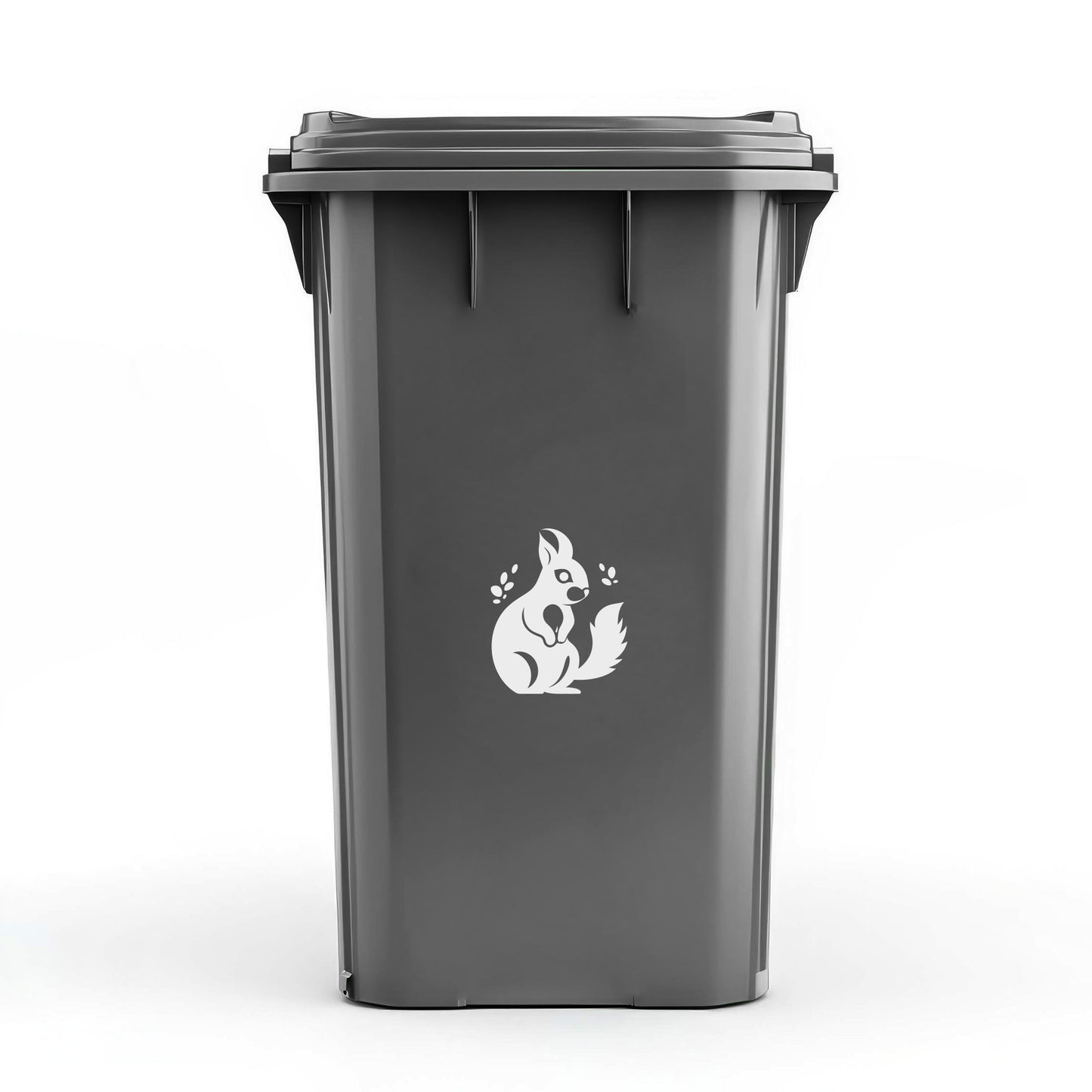 Søppeldunk dekor ekorn