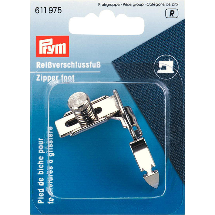 Glidelåsfot til symaskin