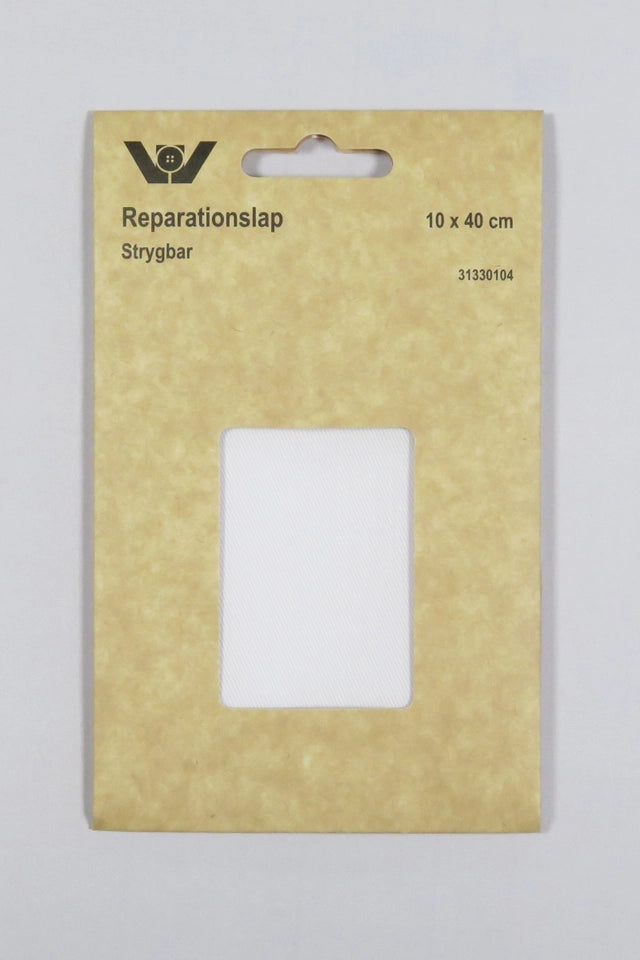 Reparasjonslapp 100% bomull Hvit