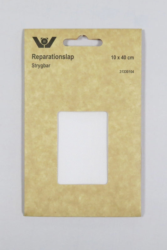 Reparasjonslapp 100% bomull Hvit