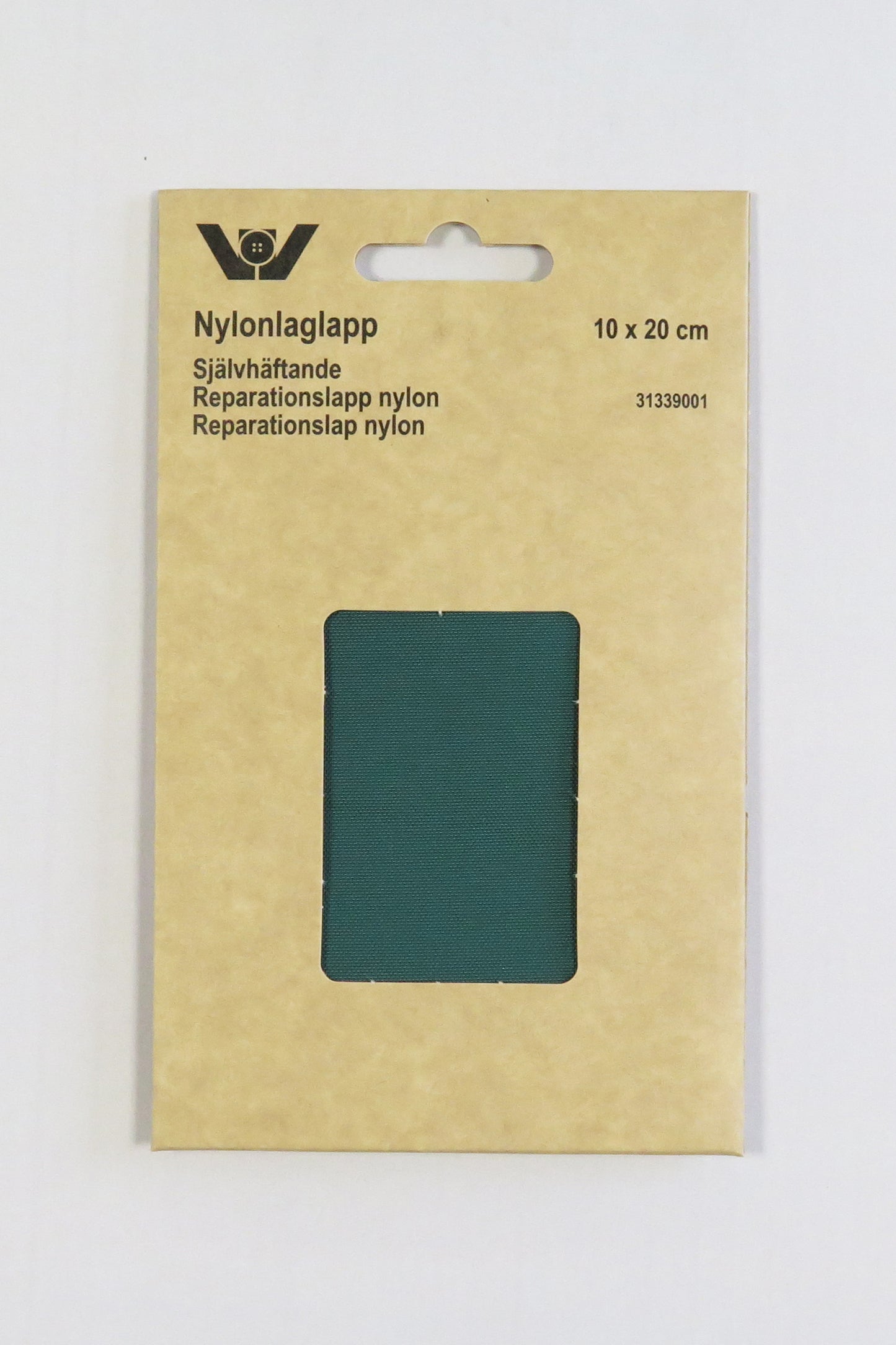 Reparasjonslapp selvklebende Mørk Grønn 10 x 20 cm