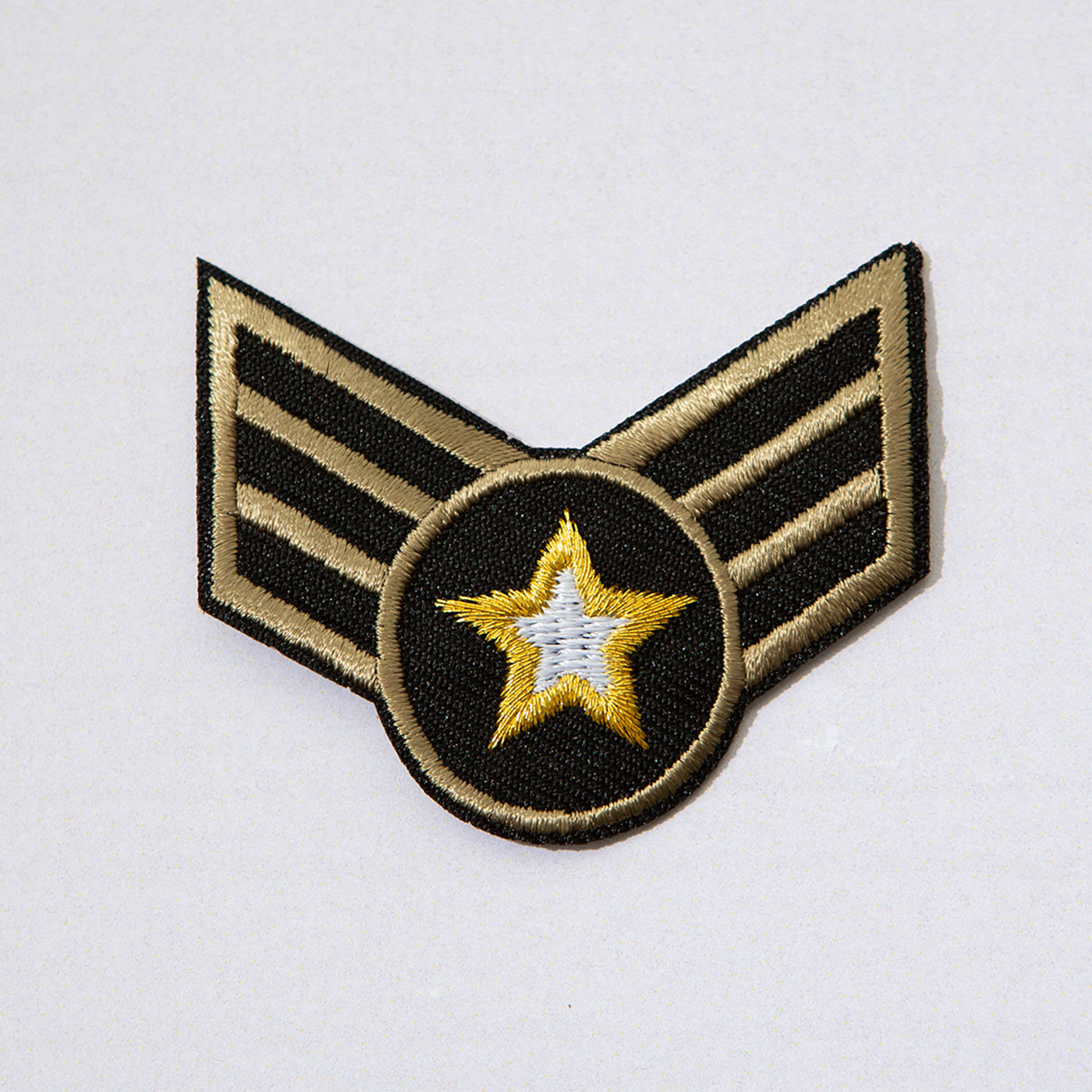 Brodert strykemerke med armystjerne
