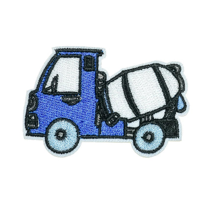 Brodert strykemerke av Betongbil