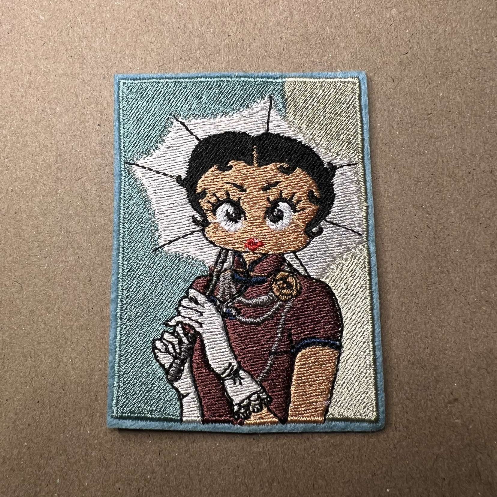 Brodert strykemerke av Betty Boop