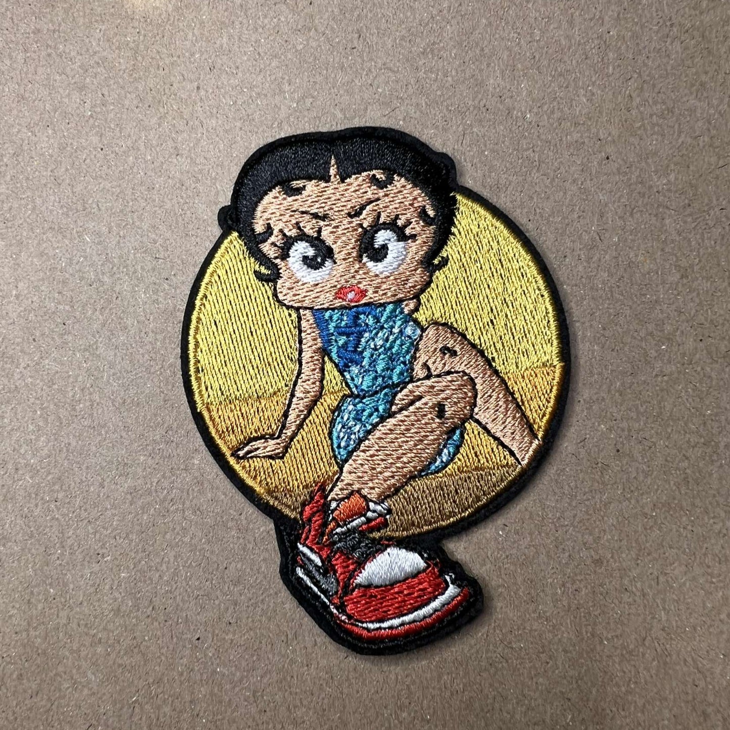 Brodert strykemerke av Betty Boop