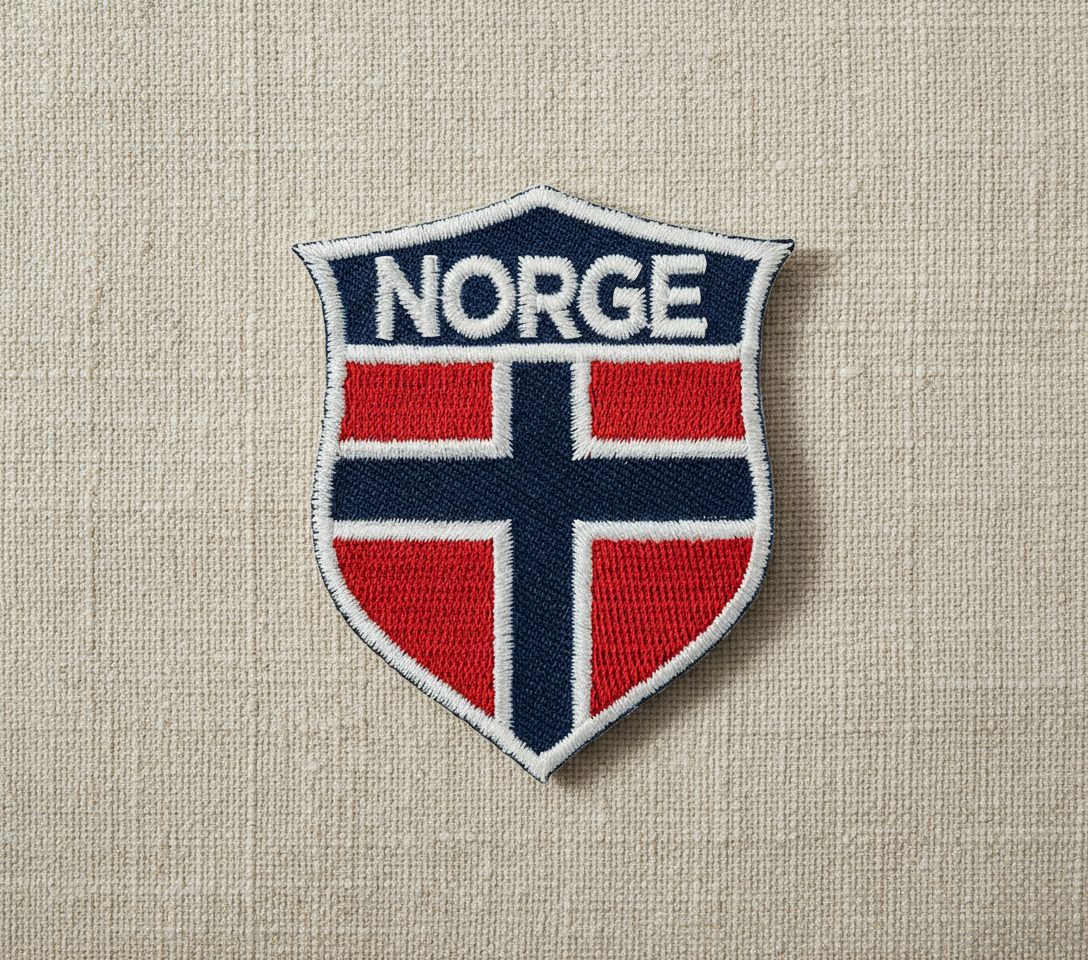 Brodert merke, Norge skjold