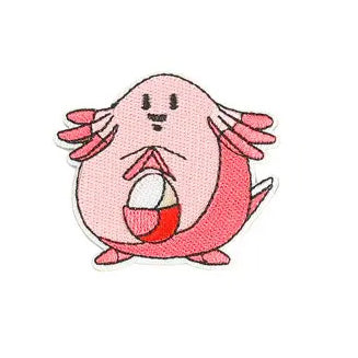 Brodert strykemerke av Chansey fra Pokémon-franchisen