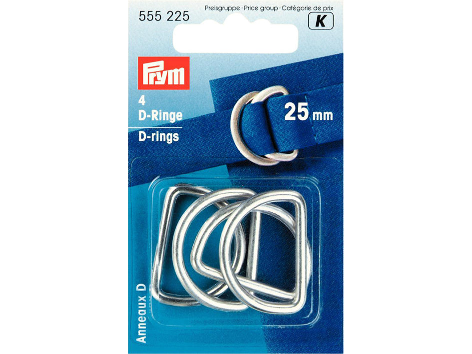 D-Ring 25Mm, til f.eks. hundehalsbånd, forkler el.