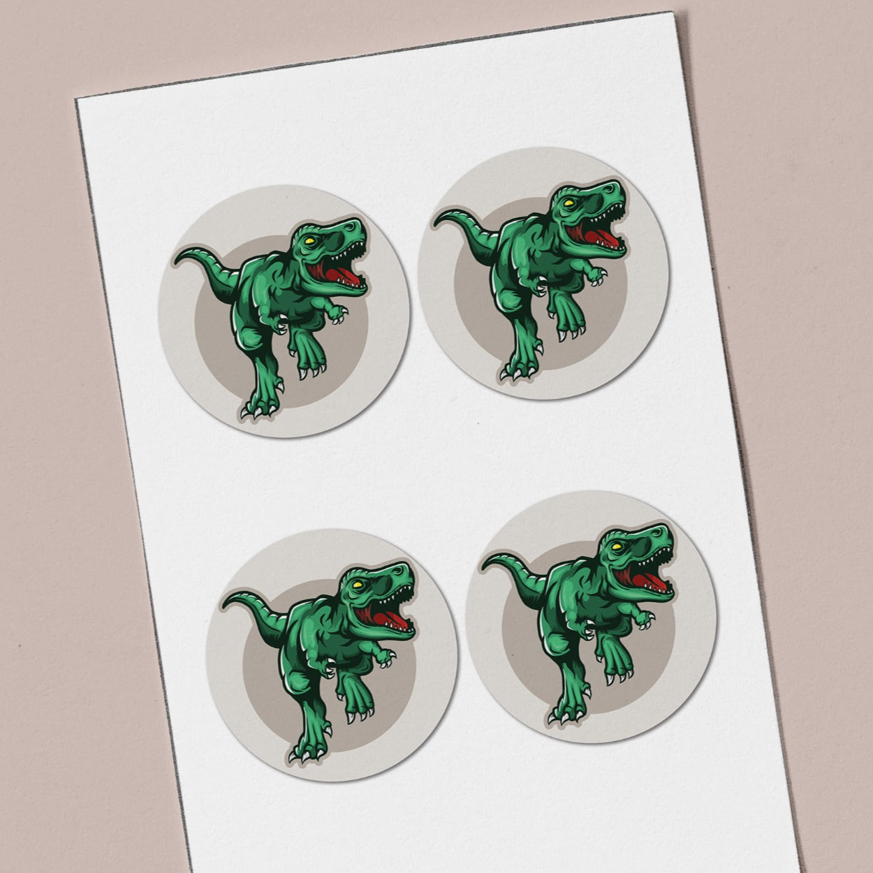 Klistremerke av Dinosaur T-Rex