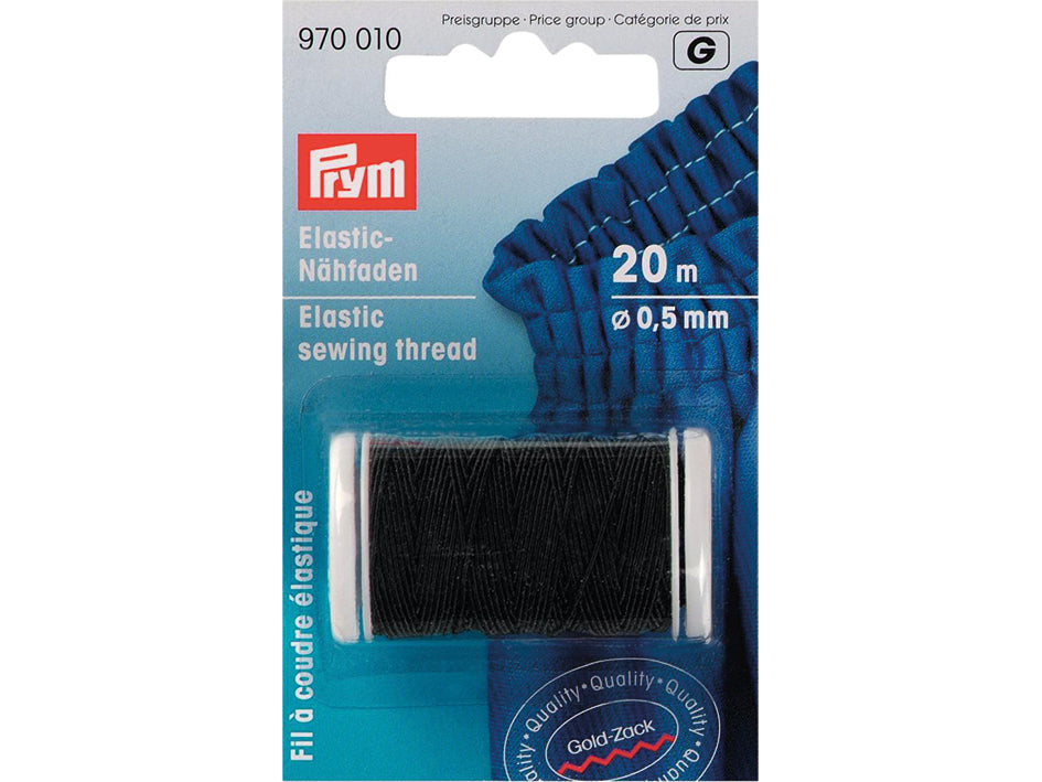 Elastisk Sytråd 0,5Mm Sort