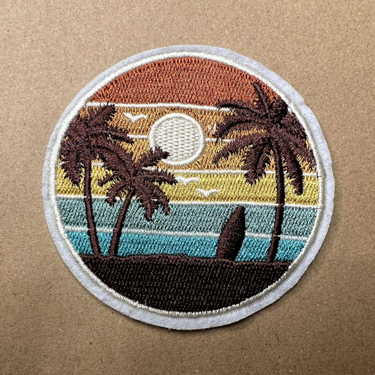 Brodert strykemerke Emblem Beach