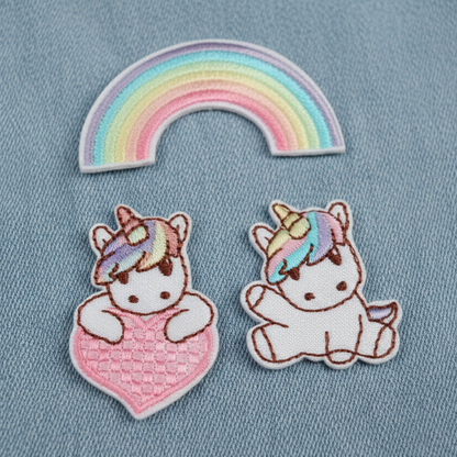 Enhjørning og regnbue 3-pk