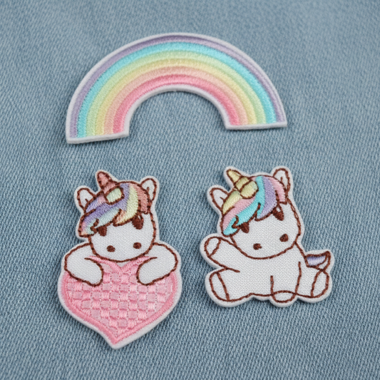 Enhjørning og regnbue 3-pk