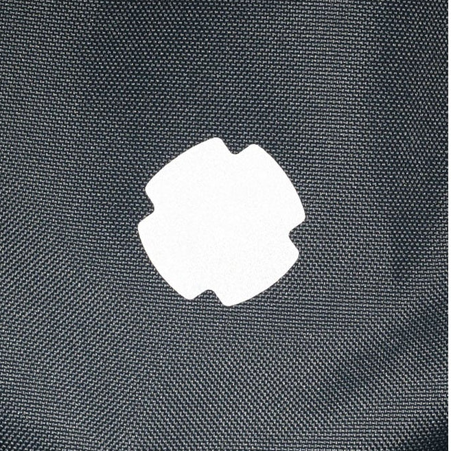 FabPatch Reparasjonslapp REFLECTIVE – Sort/grå – 3stk