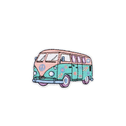 Brodert strykemerke av Folkevognbuss