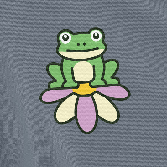 Frosk På Blomst