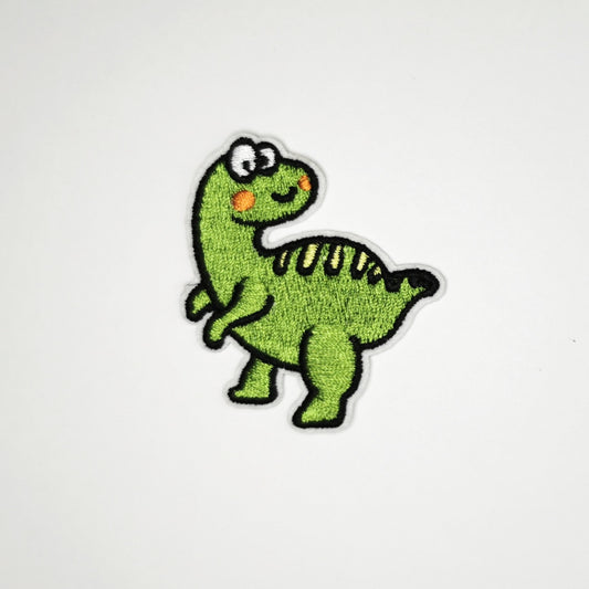 Strykelapp med motiv av Grønn Dino