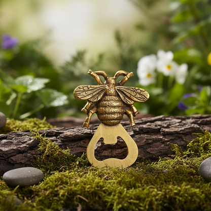 Gullfarget Humle Flaskeåpner