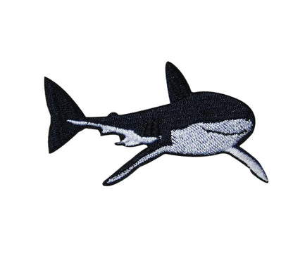 Brodert strykemerke av en hai