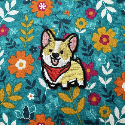 Hund orange med rødt