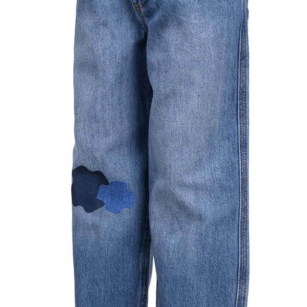 Jeans med strech Reparasjonslapper i resirkulert polyester – 3 stk.