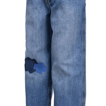 Jeans med strech Reparasjonslapper i resirkulert polyester – 3 stk.
