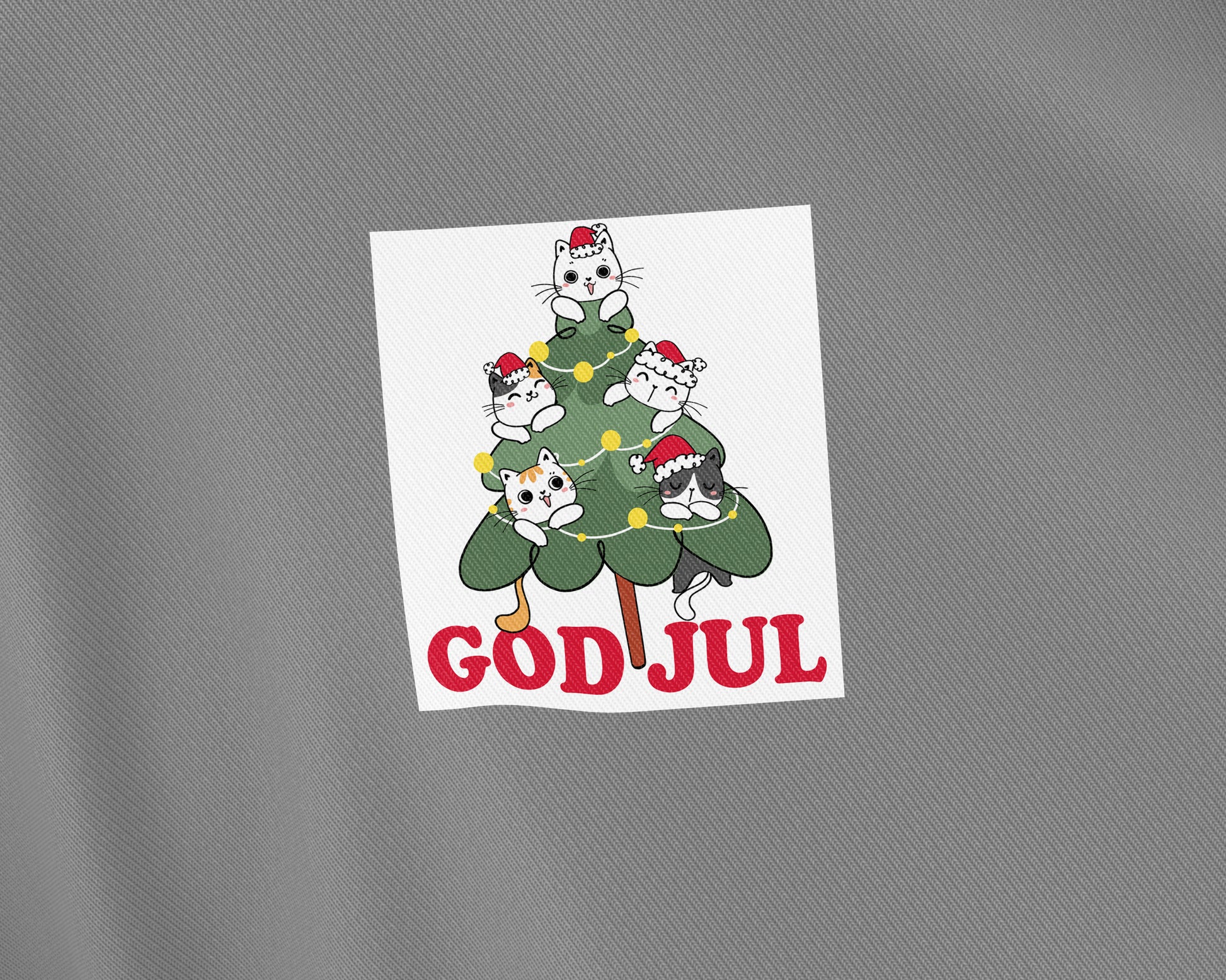 Julenisse Katter i et juletre