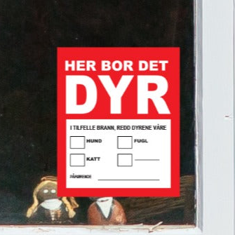 Her bor det dyr
