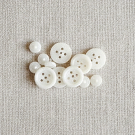 Klikk skjorte knapper 6 stk 11 mm