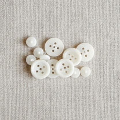 Klikk skjorte knapper 6 stk 11 mm