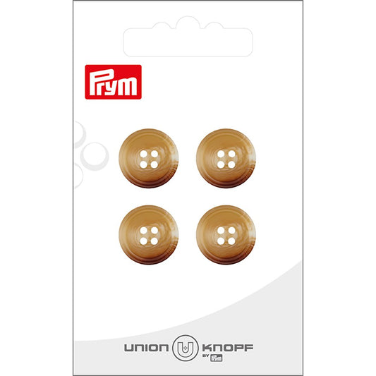 Knapper 13001 – 4-Hull 15Mm 16 Beige – 4Stk