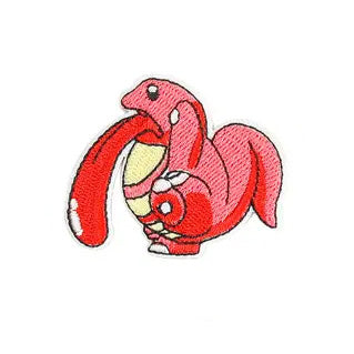 Brodert strykemerke av Lickitung fra Pokémon-franchisen