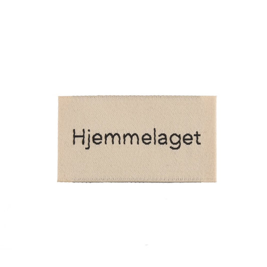 Merkelapp Med Tekst "Hjemmelaget"