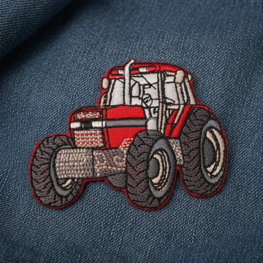 Strykemerke Traktor rød