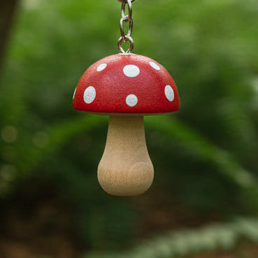 Nøkkelring Fluesopp i tre