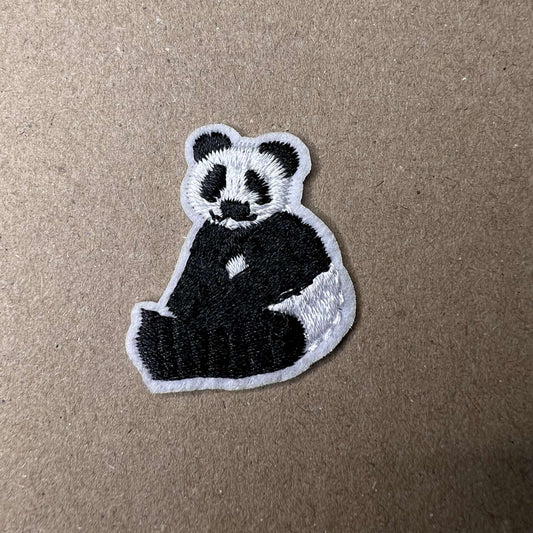 Brodert strykemerke av panda
