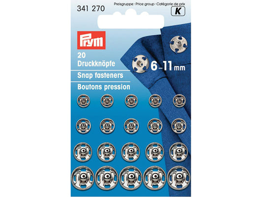 Patentknapper 6-11Mm
