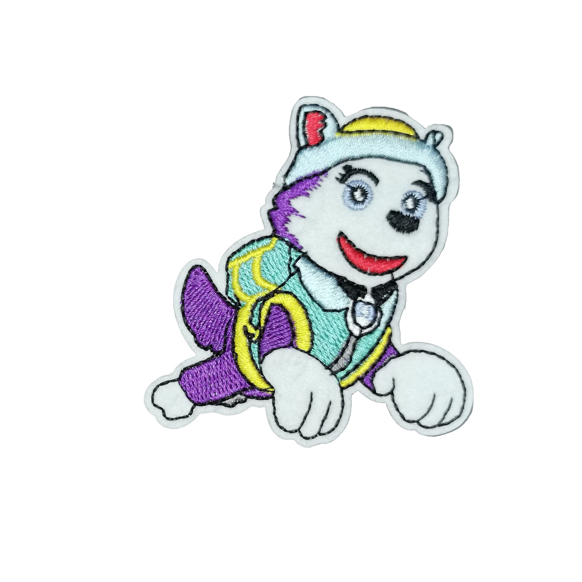Brodert strykemerke av karakteren Everest fra Paw Patrol
