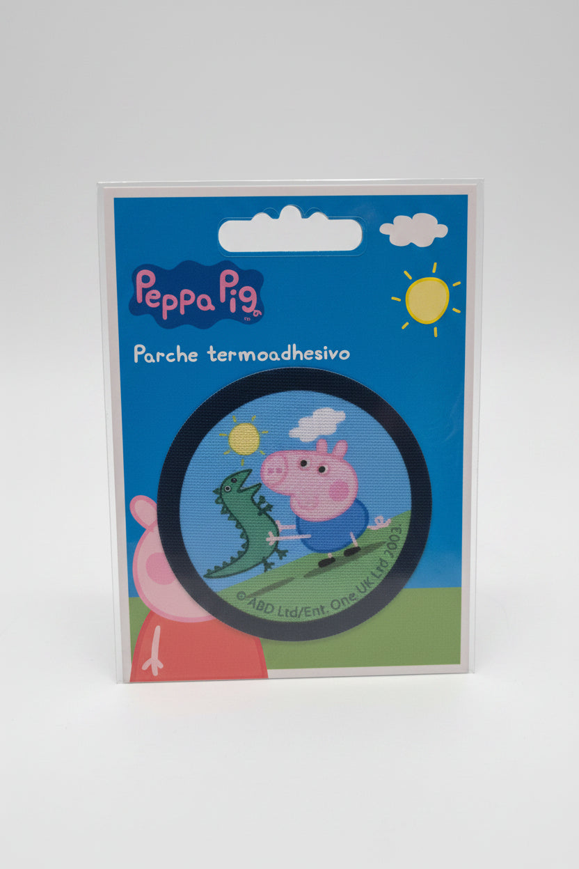 Peppa gris geog emblem strykemerke
