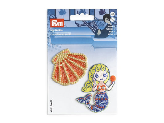 Brodert strykemerke av havfrue