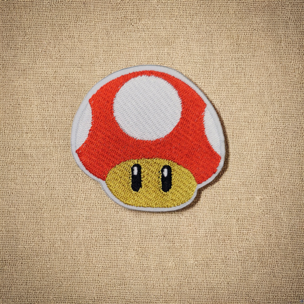 Rød sopp Strykelapp