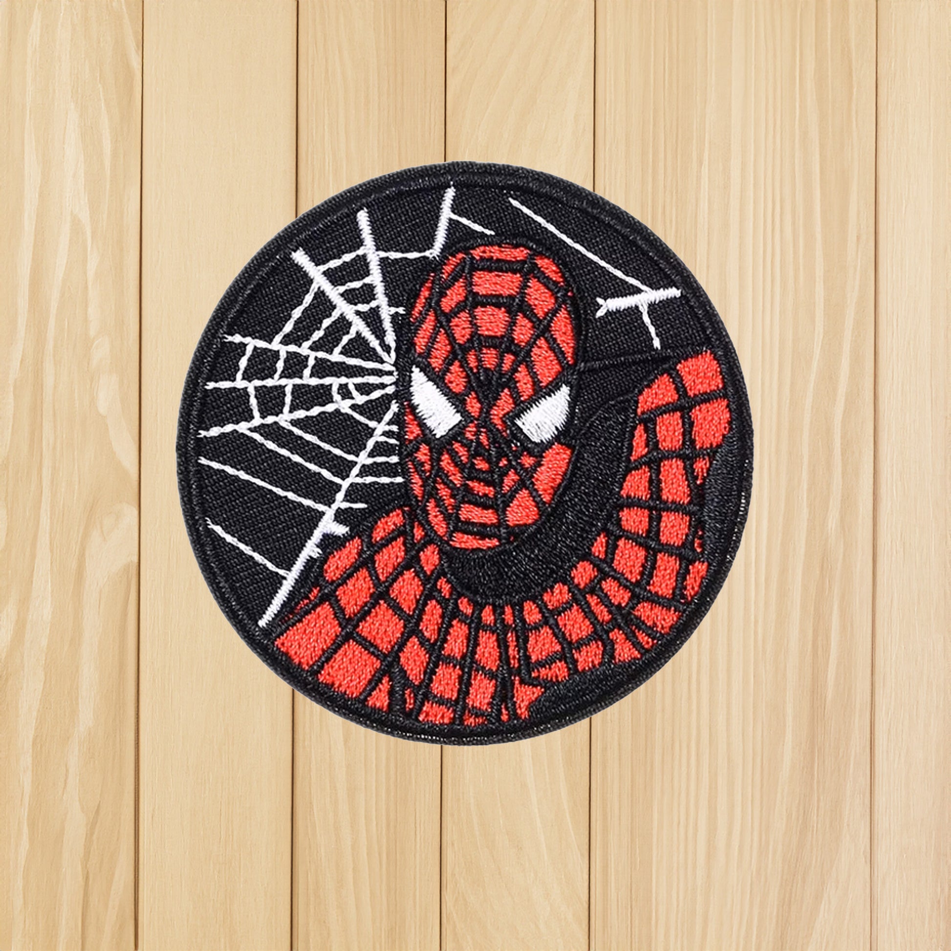 Brodert strykemerke av Spiderman