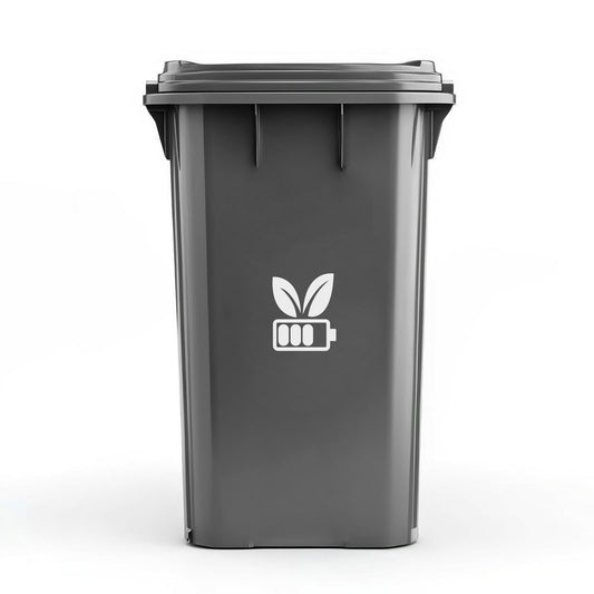 Søppeldunk dekor batteri