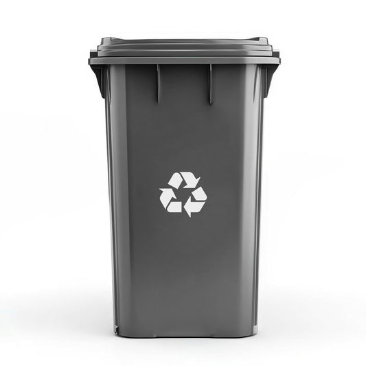 Søppeldunk dekor gjenvinning symbol