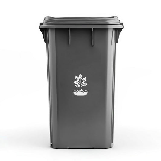 Søppeldunk dekor tre